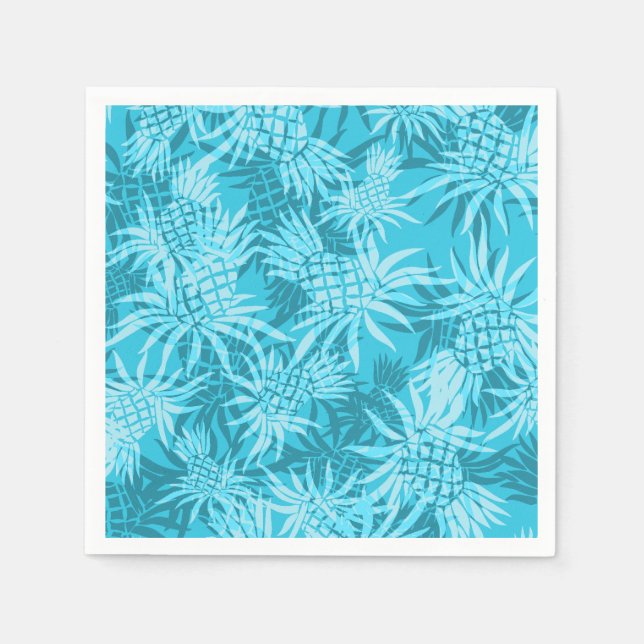 Guardanapo De Papel Tropical de Pineapple Camo Hawaiian (Frente)