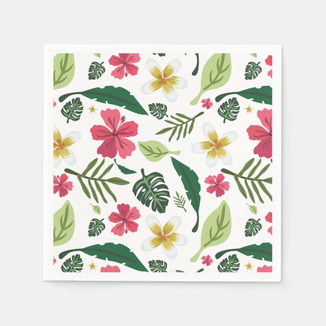 Guardanapo De Papel Tropical Floral (Frente)