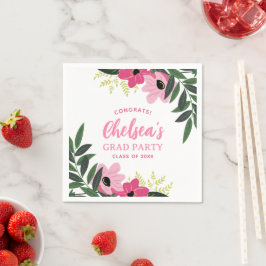 Guardanapo De Papel Tropical Floral Personalizada Formando