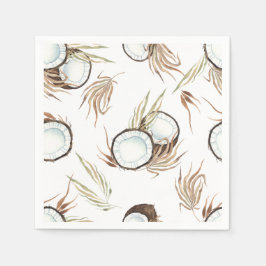 Guardanapo De Papel Tropical Havaiana Floral & Coconut