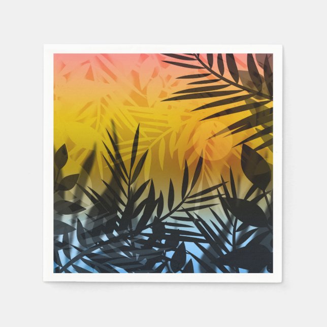 Guardanapo De Papel trópicos, verão (Frente)