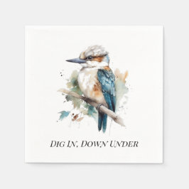 Guardanapo De Papel True Blue Kookaburra, personalizado