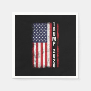Guardanapo De Papel Trump 2020 USA Flag My Presidente Gift