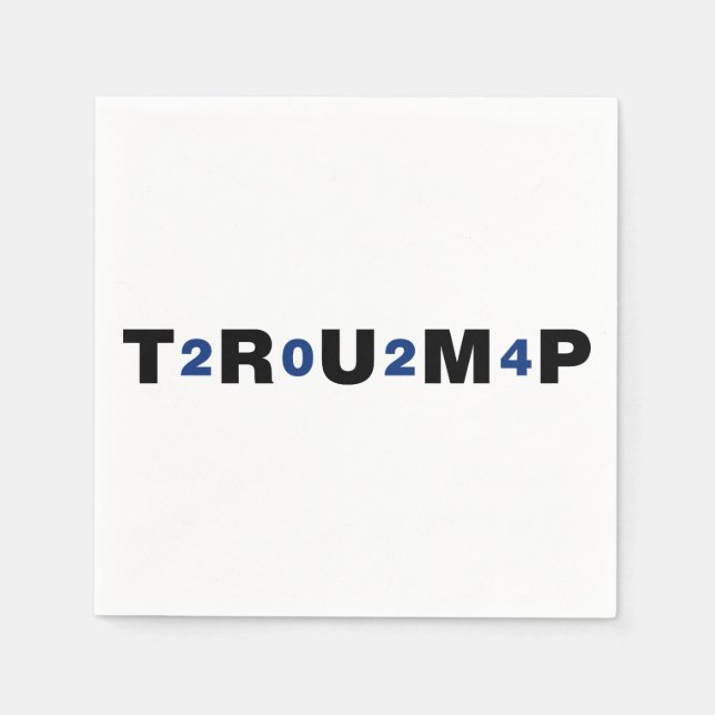 Guardanapo De Papel Trump 2024 Blue (Frente)