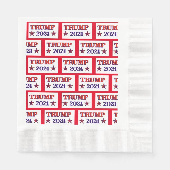 GUARDANAPO DE PAPEL TRUMP 2024 NAPKINS (Frente)