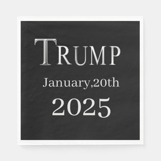 GUARDANAPO DE PAPEL TRUMP 2025 (Frente)