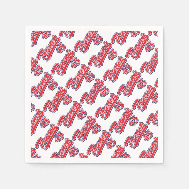 Guardanapo De Papel Trump-45-RED (Frente)