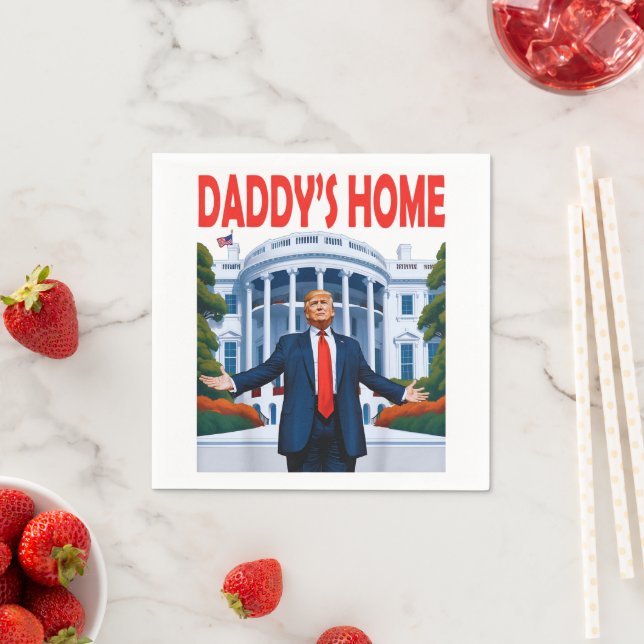 Guardanapo De Papel Trump Daddys Home (Insitu)
