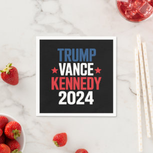 Guardanapo De Papel Trump Vance Kennedy Presidente 2024 Eleição