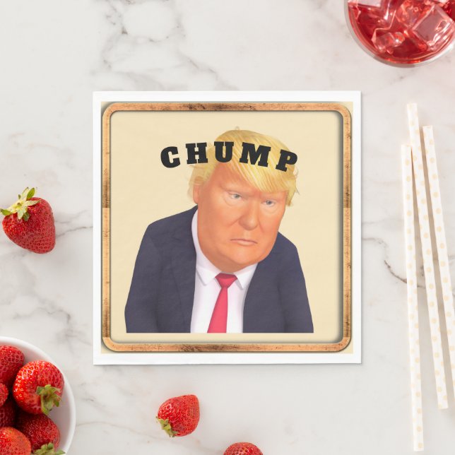 Guardanapo de papel Trump/Zé-Ninguém (Insitu)