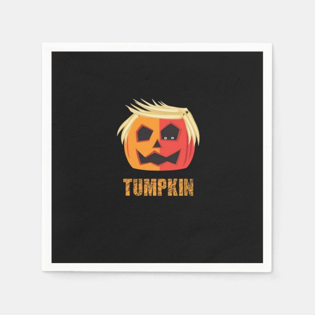 Guardanapo De Papel Trumpkin Halloween (Frente)