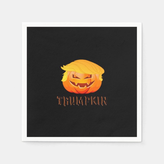 Guardanapo De Papel Trumpkin Halloween Classic (Frente)