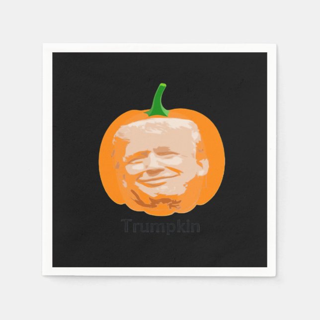 Guardanapo De Papel Trumpkin Halloween Classic (Frente)
