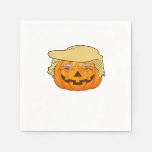 Guardanapo De Papel Trumpkin Halloween Clássico Engraçado - Slot de Qu
