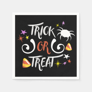 Guardanapo De Papel truque ou tratamento de halloween