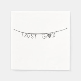 Guardanapo De Papel Trust God