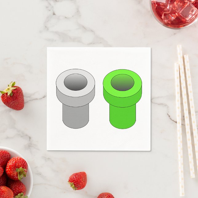 Guardanapo De Papel Tubos Isométricos Papel Nápoles (Criador carregado)