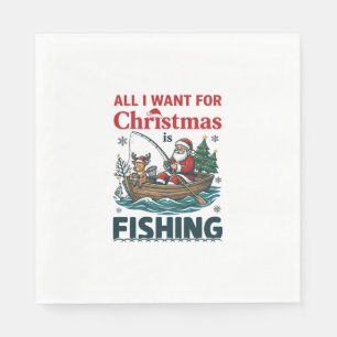Guardanapo De Papel Tudo O Que Queremos No Natal É Barco De Renas De P