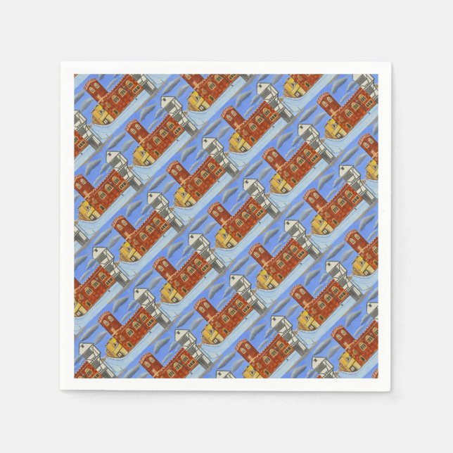 Guardanapo De Papel Tudor House in Exeter (Frente)