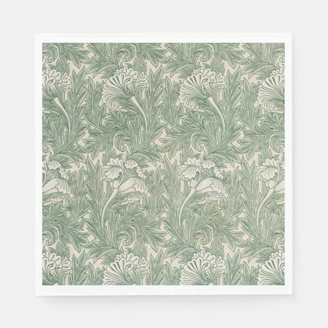 Guardanapo De Papel Tulip Pattern (por William Morris) (Frente)
