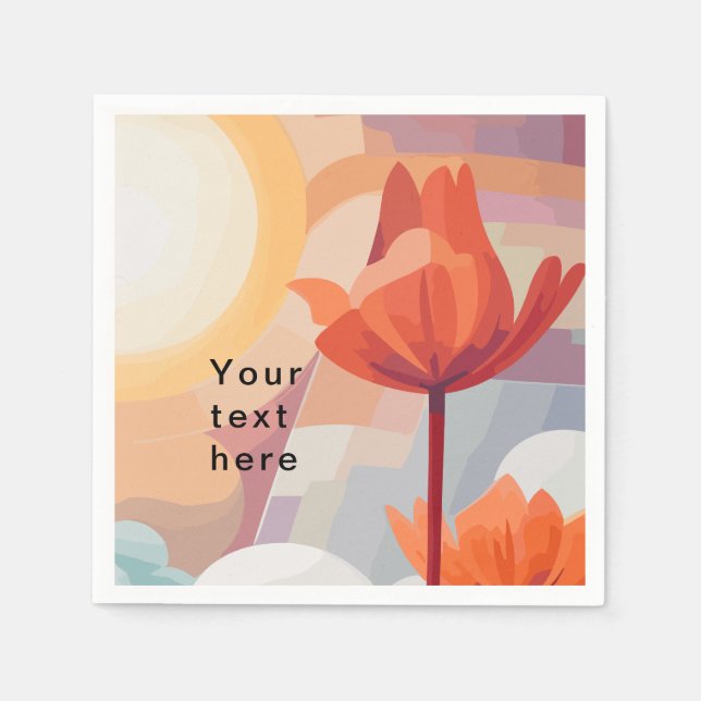 Guardanapo De Papel Tulip Sun (Frente)