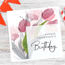Tulipas suaves elegante aniversário