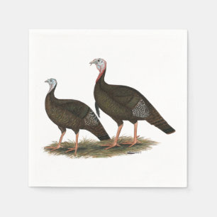 Guardanapo De Papel Turkeys East Wild Pair