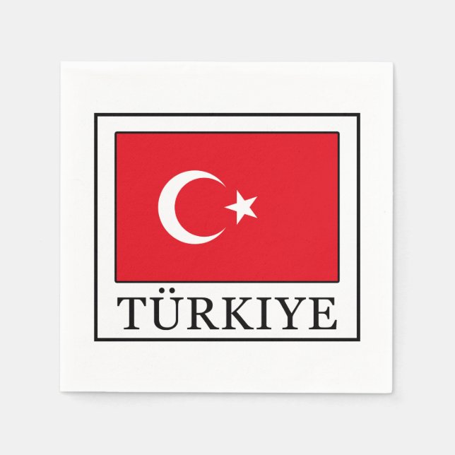 Guardanapo De Papel Türkiye (Frente)