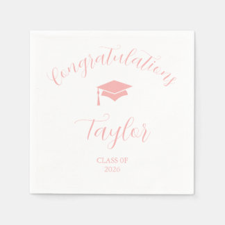 Guardanapo De Papel Turma de Graduação Rosa de 2026