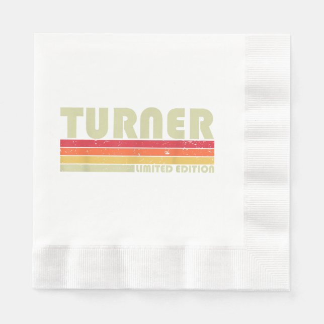 Guardanapo De Papel TURNER Título de Trabalho Profissão Divertida Aniv (Frente)