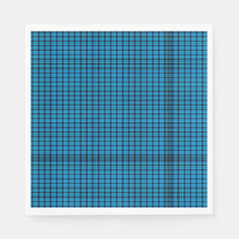 Guardanapo De Papel Turquoise Xadrez Napkins