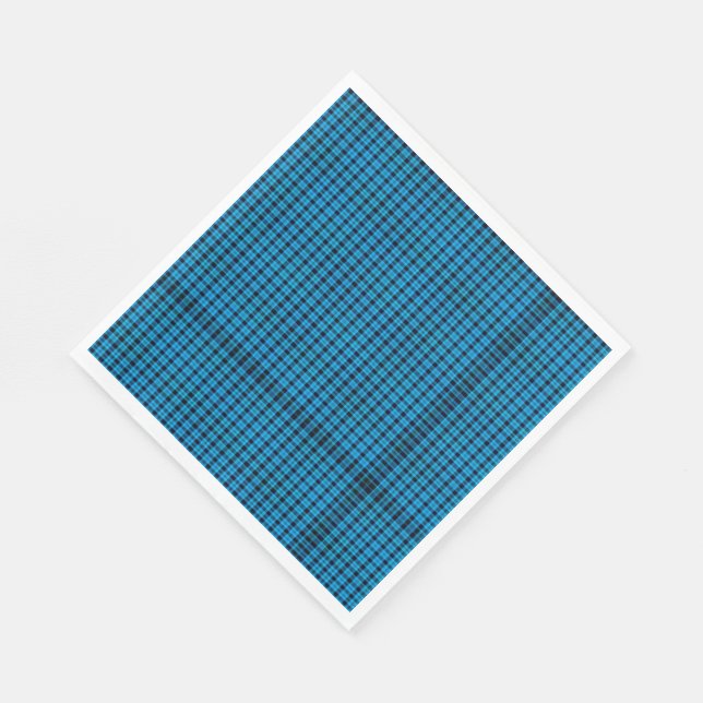 Guardanapo De Papel Turquoise Xadrez Napkins (Quina)