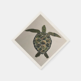 Guardanapo De Papel Turtle Cocktail Napkins