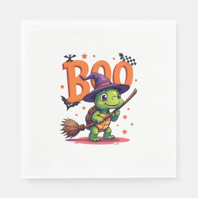 Guardanapo De Papel Turtle Tortoise Boo Witick ou Treueen (Frente)