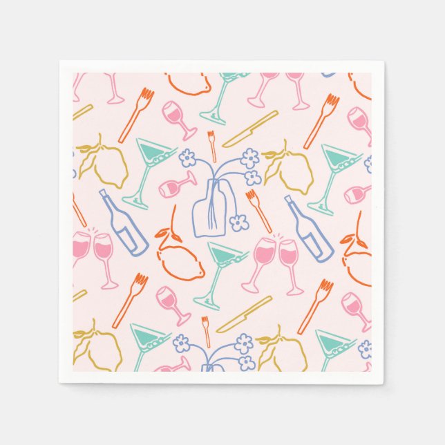 Guardanapo De Papel Tuscan Evening (Frente)