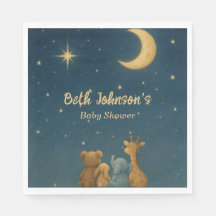Twinkle Twinkle Little Star Chá de fraldas Napkins