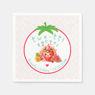 Guardanapo De Papel TWOTTI Tutti Frutti Summer Fruta segundo aniversár