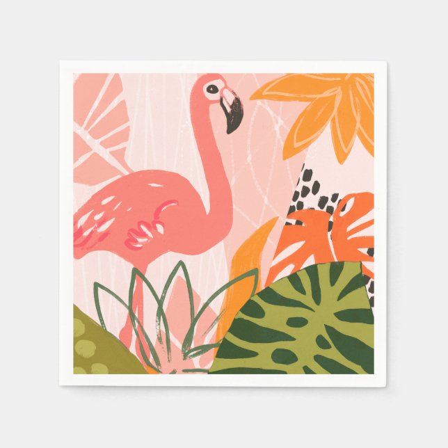 Guardanapo De Papel UA Selgle Flamingo II (Frente)