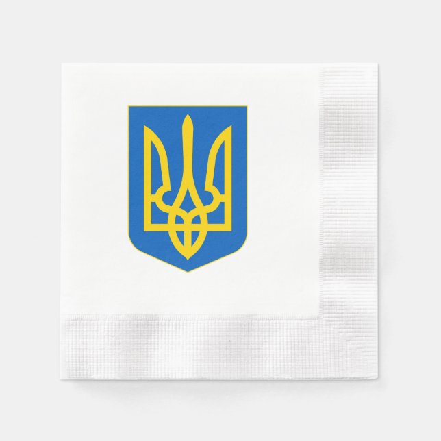 Guardanapo De Papel Ukraine Coat of Arms (Frente)