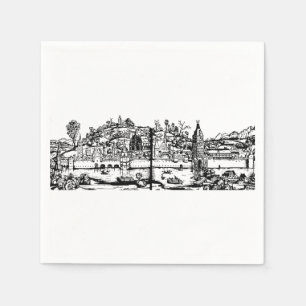 Guardanapo De Papel Ulm cidade em Baden-Württemberg na Alemanha