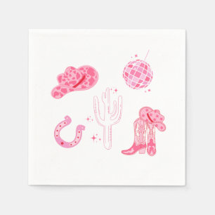 Guardanapo De Papel Última Bachelorette Disco Rodeo