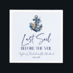 Guardanapo De Papel Última Viagem Antes da Cortina Festa de Despedida<br><div class="desc">Estas são Guardanapos de Papel para Festa de Despedida de Solteira Última Viagem Antes da Cortina!</div>