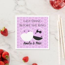 Guardanapo De Papel Último Balanço Antes do Anel Pré-Casamento