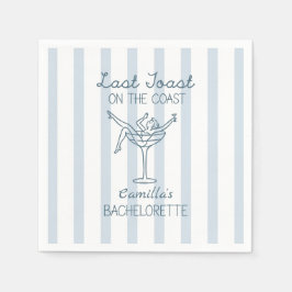 Guardanapo De Papel Último Brinde Na Bachelorette Whimsical Costeira