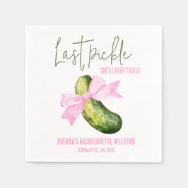 Guardanapo De Papel Último Pepino Que Ela Jamais Fará Cócegas Festa de