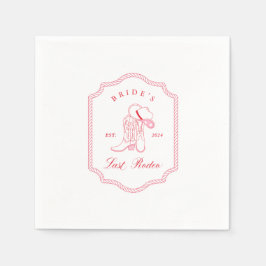 Guardanapo De Papel Último Rodeio da Noiva