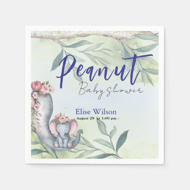 Guardanapo De Papel Um amendoim doce está a caminho (Frente)