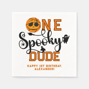 Guardanapo De Papel Um Aniversário de criança de Rad Boys de Basquete
