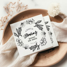 Um bebê está criando Flores Góticas que Chá de fra