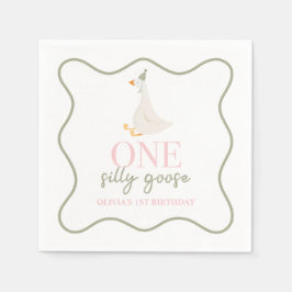 Guardanapo De Papel Um Bobo fica rosa e verde